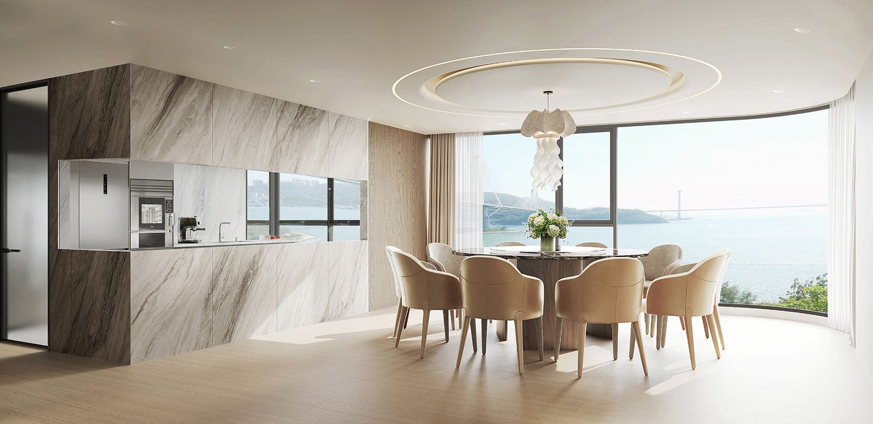 Seafront Villa — 飯廳