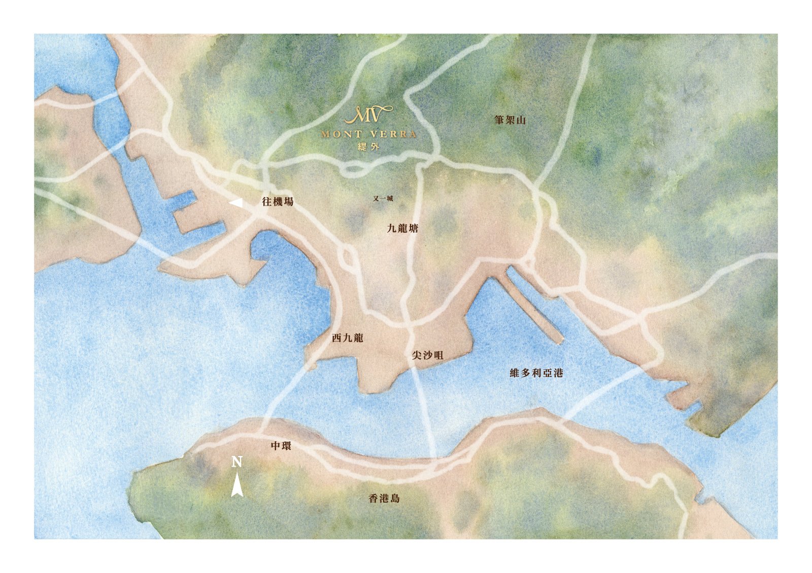 MONT VERRA 緹外 龍駒道3號 位置地圖