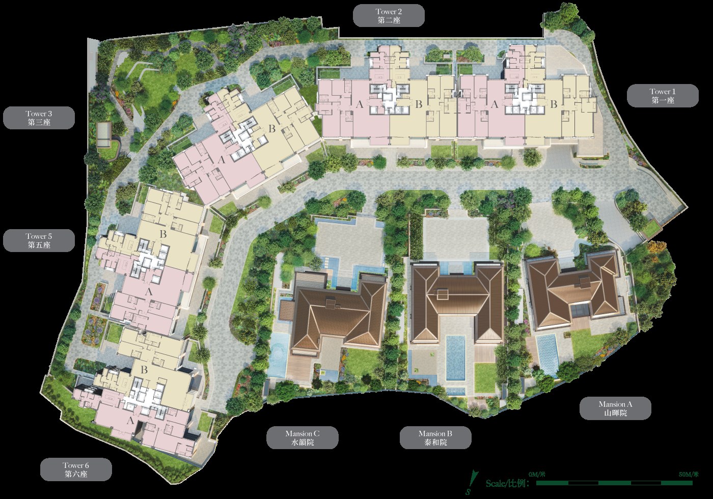 MONT VERRA 緹外 Site Plan 佈局總覽