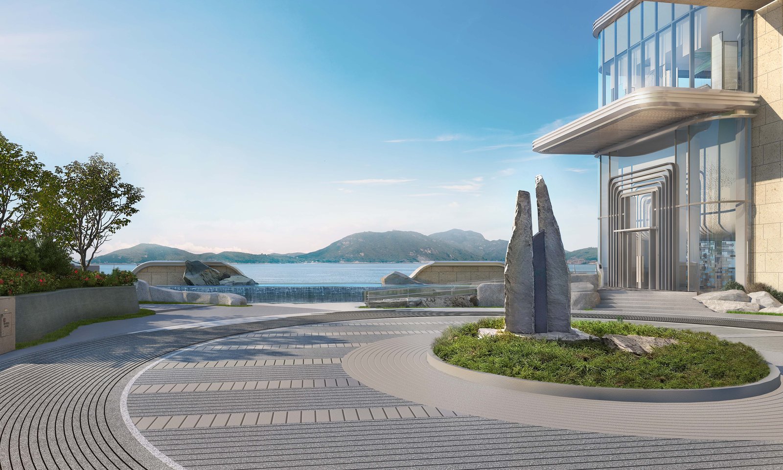 The Corniche 凱玥 會所入口迴旋處