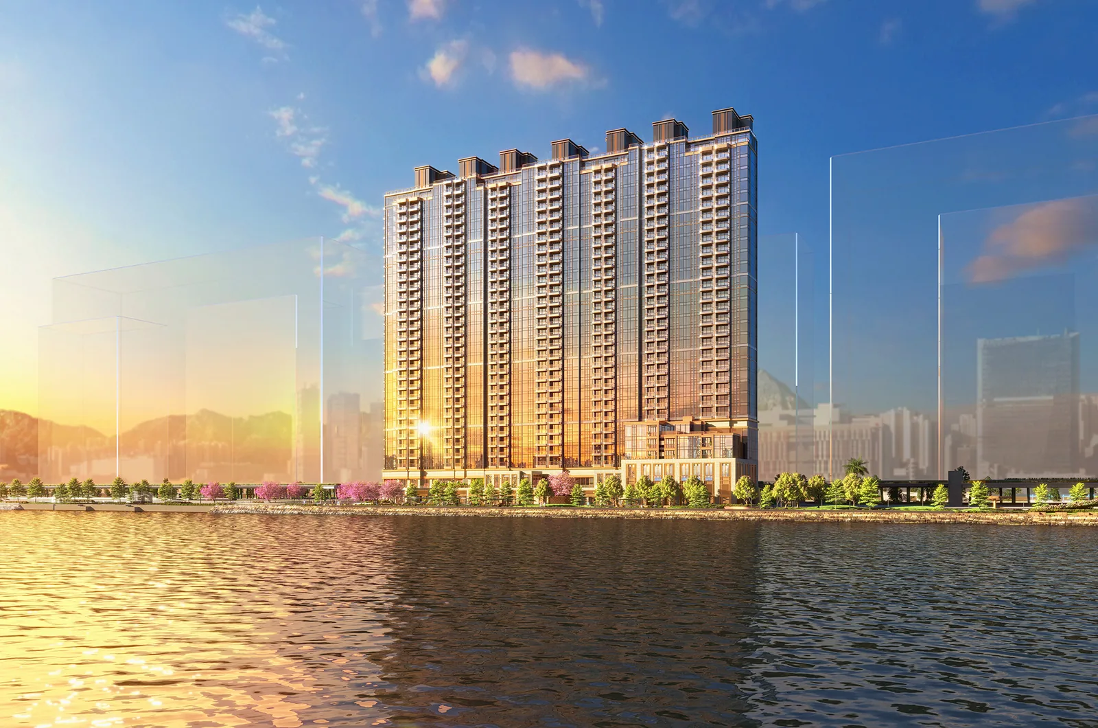 THE KNIGHTSBRIDGE 天瀧 啟德臨海建築外觀