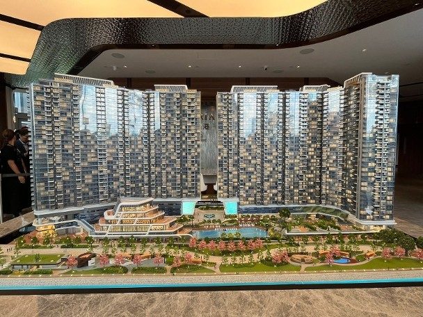 維港‧灣畔 現場實景 — 項目模型